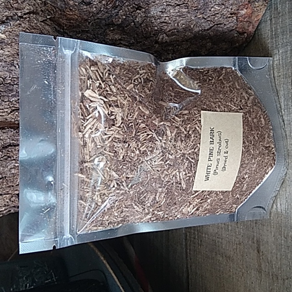 White pine bark